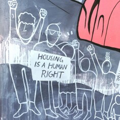 Housing is a human right graphic